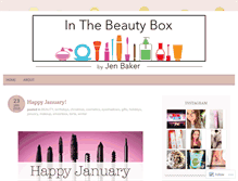 Tablet Screenshot of inthebeautybox.com